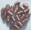 13x10mm 20 Oval Silver Foil Amethyst